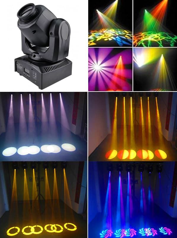   60 LED MOVING HEAD SPOT LUX 3D