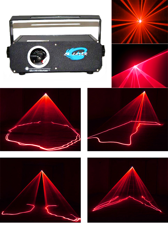 Лазерный проектор для шоу красный 1000mW LASER HIGHT 3D SD