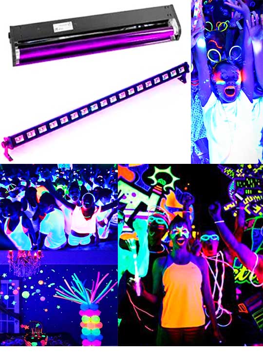 Ультрафиолетовая подсветка для караоке PRO