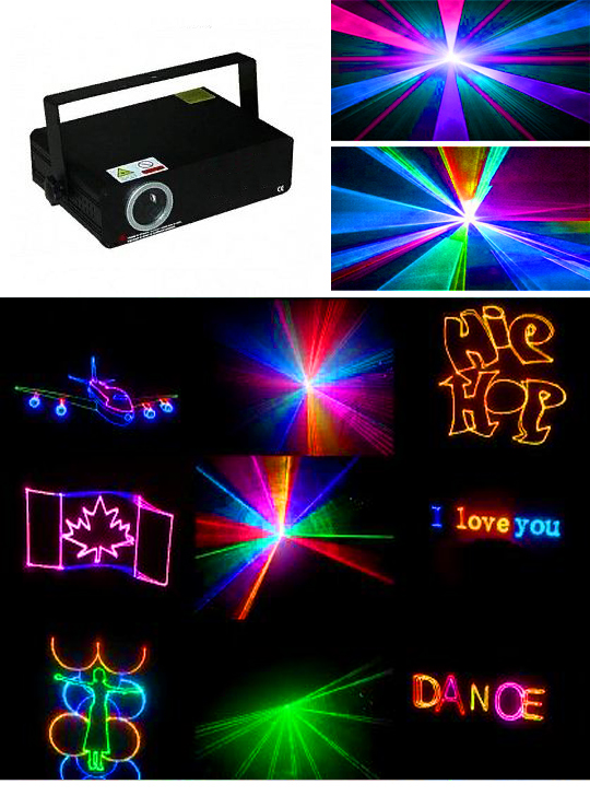 Анимационный 3D лазер Disco Laser Picture