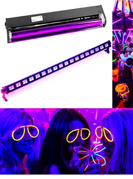 Ультрафиолетовая подсветка для танцпола PRO