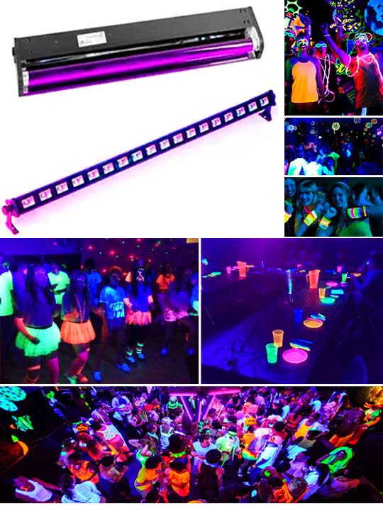 Ультрафиолетовая подсветка для бара PRO