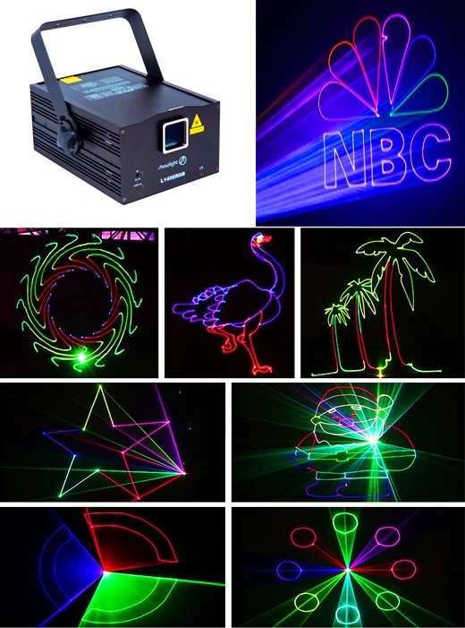 Рисующий лазер анимационный SHOWLIGHT L1456RGB