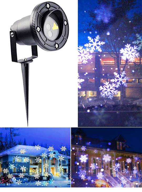 Прожектор светодиодный уличный новогодний
