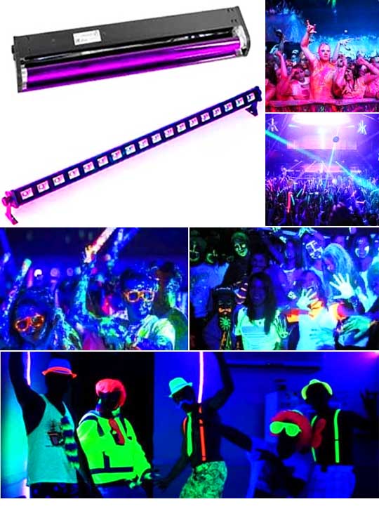 Ультрафиолетовая подсветка для сцены PRO