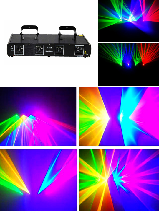Лазерный проектор для летней дискотеки RGB