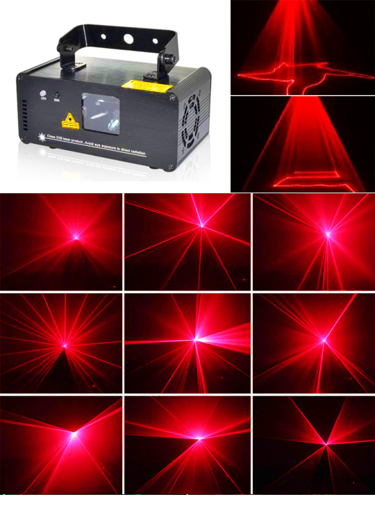 Красный лазер для домашней дискотеки
