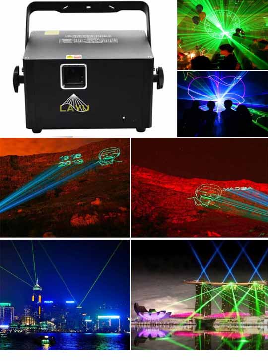 Рисующий проектор для рекламы Laser WORLD CLASS 3B RGB 1W