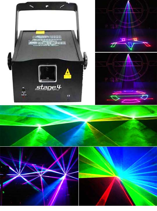 Лазерный проектор для рекламы STAGE4 GRAPH SD 3DA 1500RGB