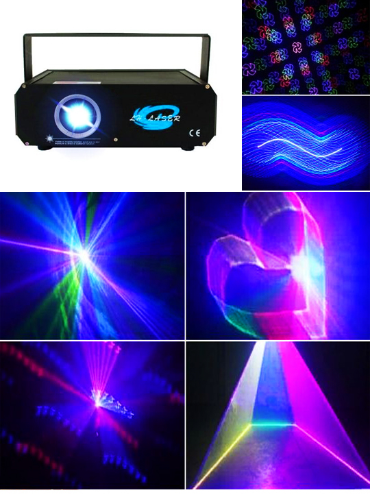 Лазерный проектор для шоу LASER HIGHT 300mW 3D SD RGB