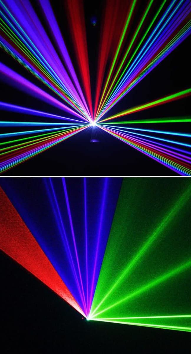3D Лазер RGB для дискотек с дым-машиной 900 Вт