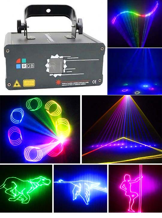 Анимационный лазерный проектор Skys 500RGB