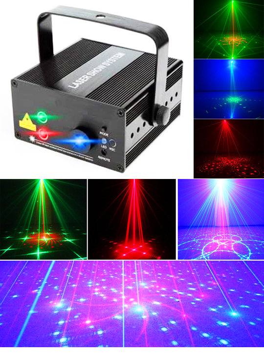 Профессиональная лазерная цветомузыка PRO MAX