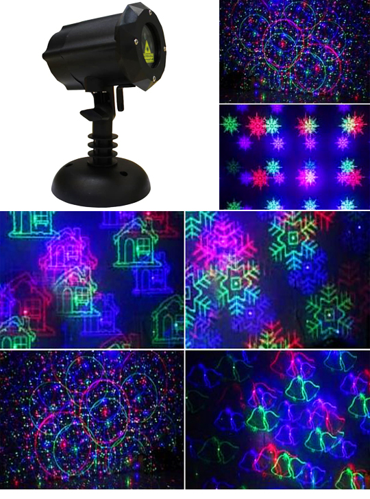 Лазерная новогодняя подсветка Garden Xmas RGB XL