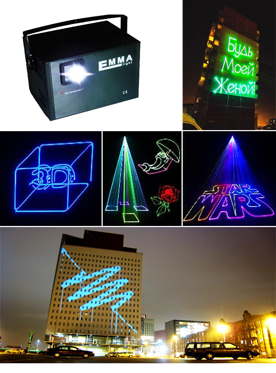 Лазер для лазерной рекламы
