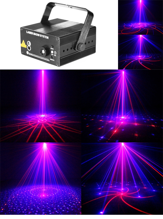 Мощный лазерный проектор в авто и лимузин для украшения салона