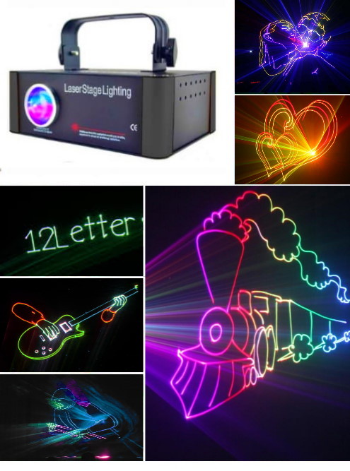 Лазерный проектор реклама