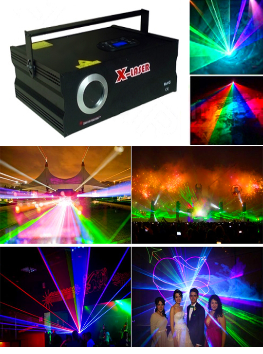 Лазерный проектор для лазерного шоу X-LASER SHOW RGB 500