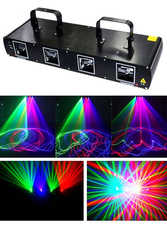 Лазерный проектор для игровых комнат RGB