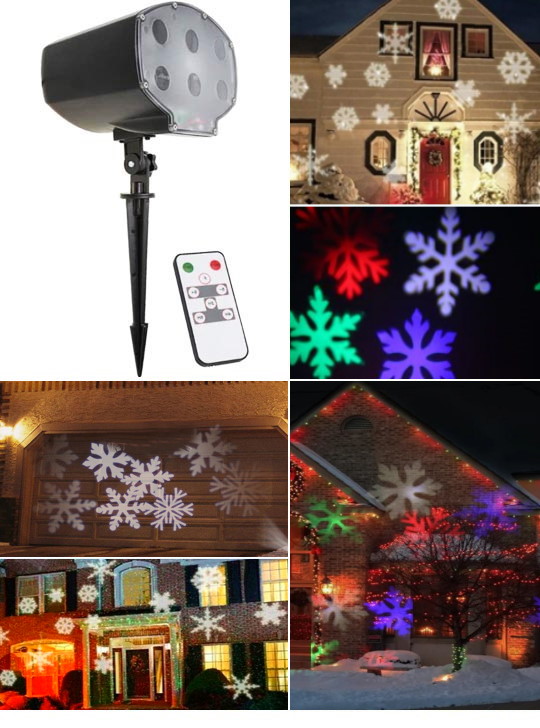 Как сделать красивые и легкие снежинки - проектор (светильник) цветомузыка 