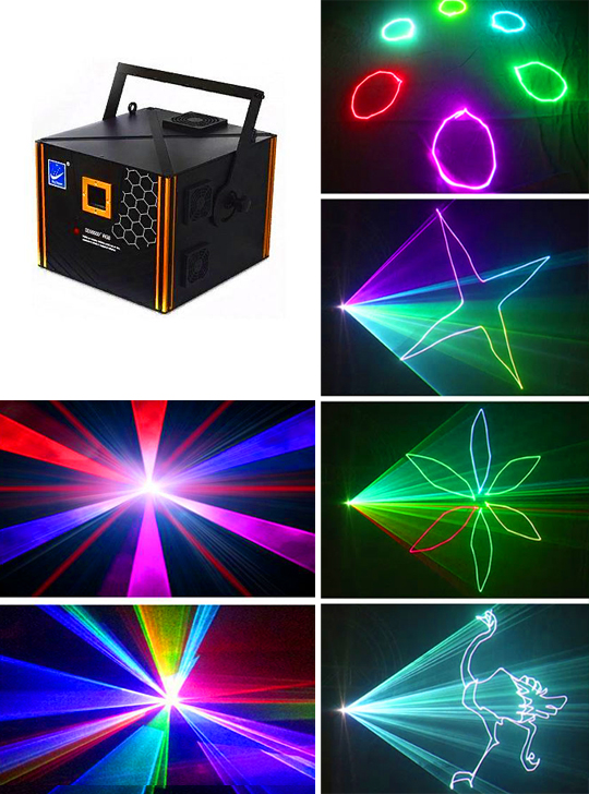 Анимационный лазерный проектор