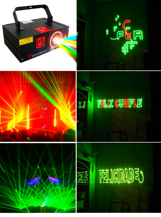    X-laser-show RGY