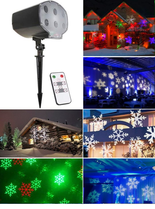 Новогодние светодиодные проекторы для дома - купить в интернет-магазине фотодетки.рф