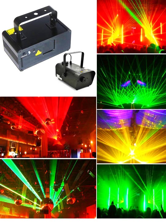 Лазер для лазерного шоу MAGNUM 3D RGY с бесплатной дым-машиной для парков развлечений и аттракционов