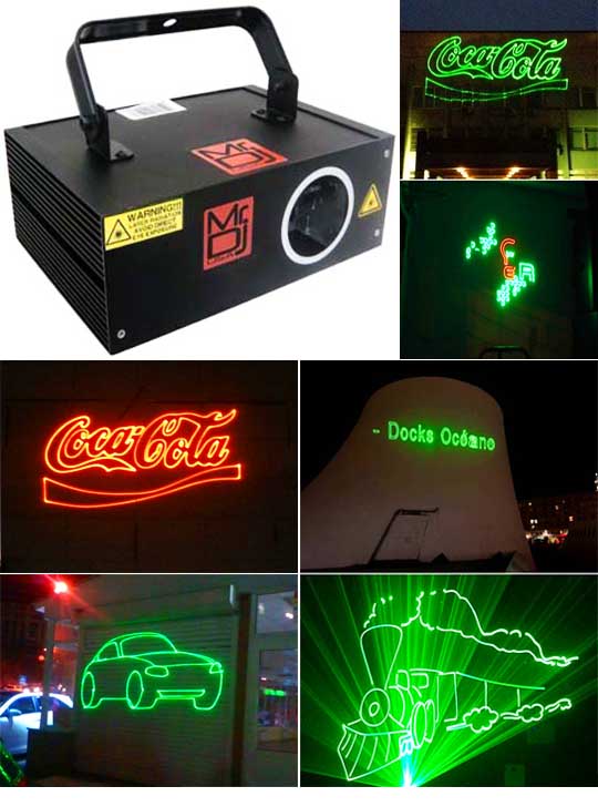 Уличный лазер BG SV 01, Уличный лазерный проектор