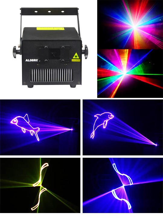 Анимационный лазерный проектор AL08RGB PRO