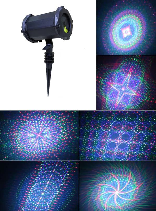 Уличная лазерная подсветка Garden Flower RGB X-46P