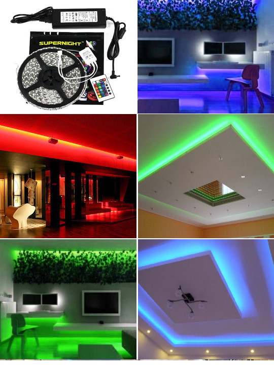 Как выбирать LED-ленты для декоративной подсветки интерьера