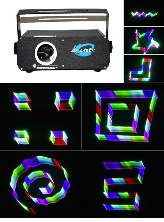 Лазер для лазерного шоу 1000mW 3D SD RGB