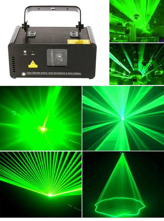 Зеленый лазер для новогодней дискотеки