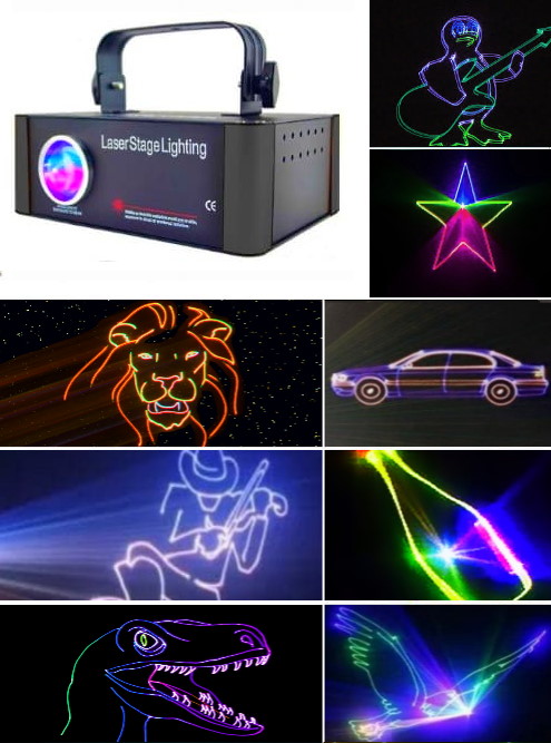 Лазерные программируемые проекторы с русифицированным ПО