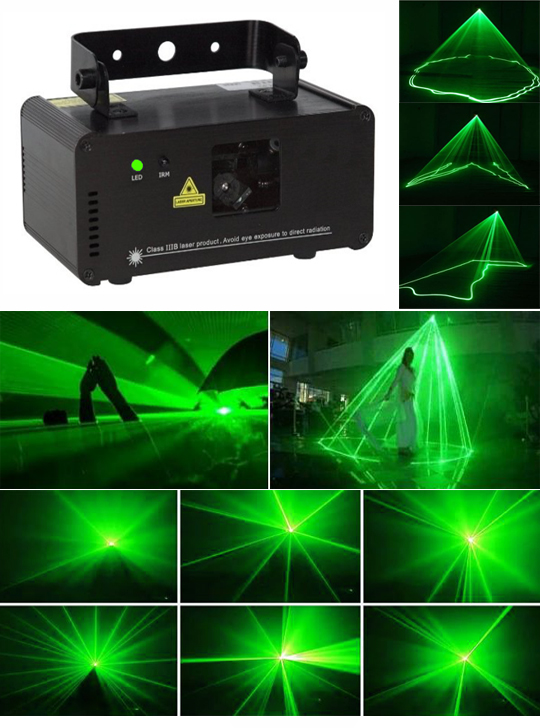 Зеленый лазер для сцен