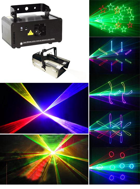 Проектор для лазерного шоу MAGNUM 3D RGB с бесплатной дым-машиной для парков развлечений и аттракционов