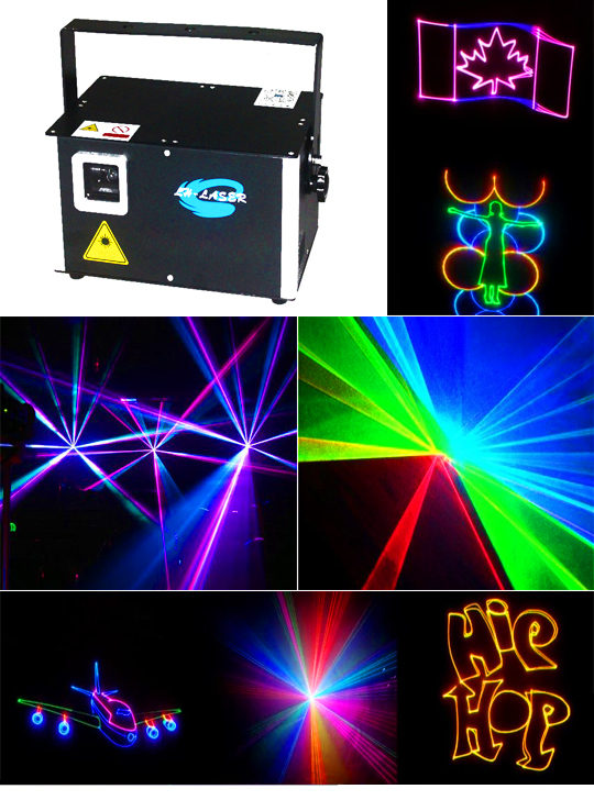 Лазерный проектор для лазерного шоу LASER HIGHT 1500mW TTL 3D SD RGB