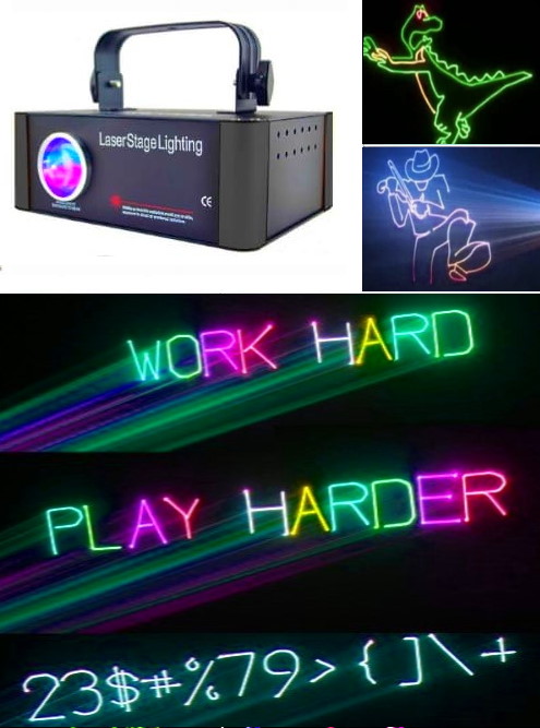 X-laser show rgv
