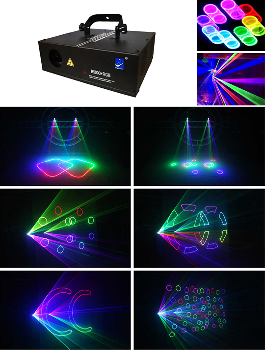 Анимационный лазерный проектор Big Dipper B5000 RGB