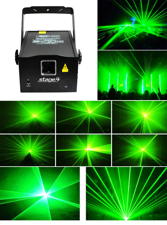 Лазер для лазерного шоу STAGE 4 CUBE 300G