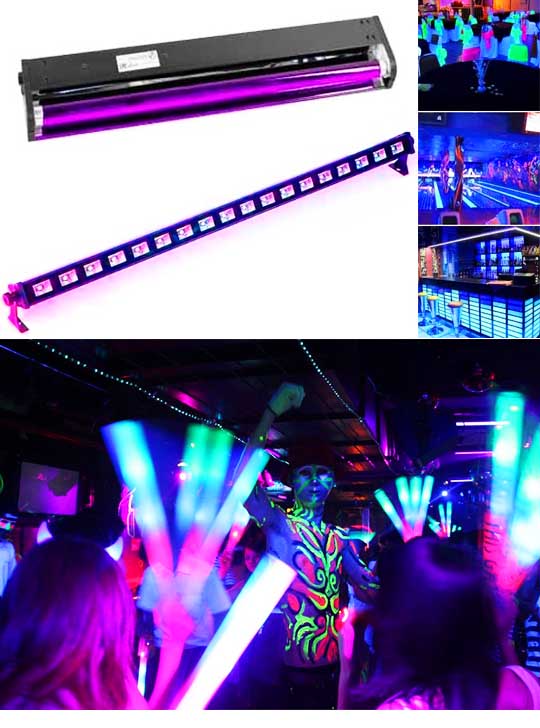 Ультрафиолетовая лампа для ночного клуба PRO