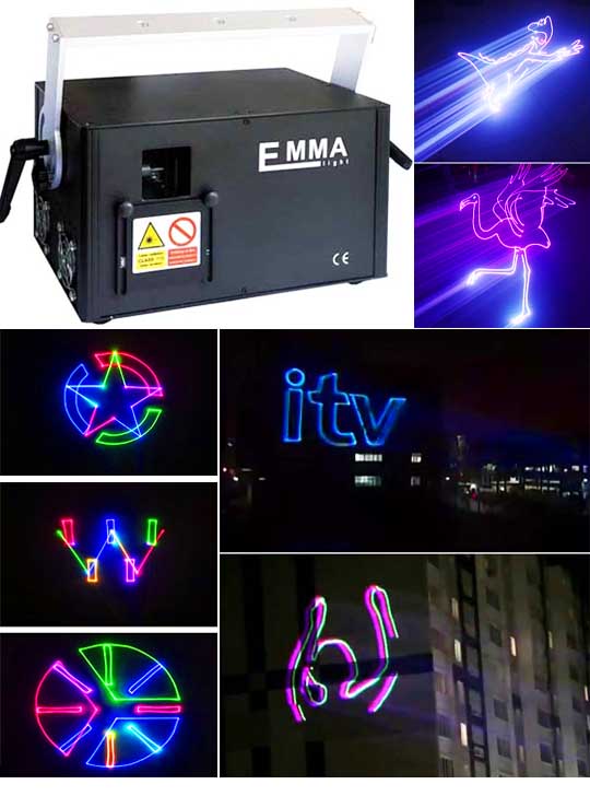 Лазер для уличной рекламы