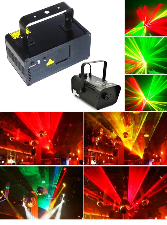 Лазер для лазерного шоу MAGNUM 3D RGY с бесплатной дым-машиной для ледового катка, ледовой арены