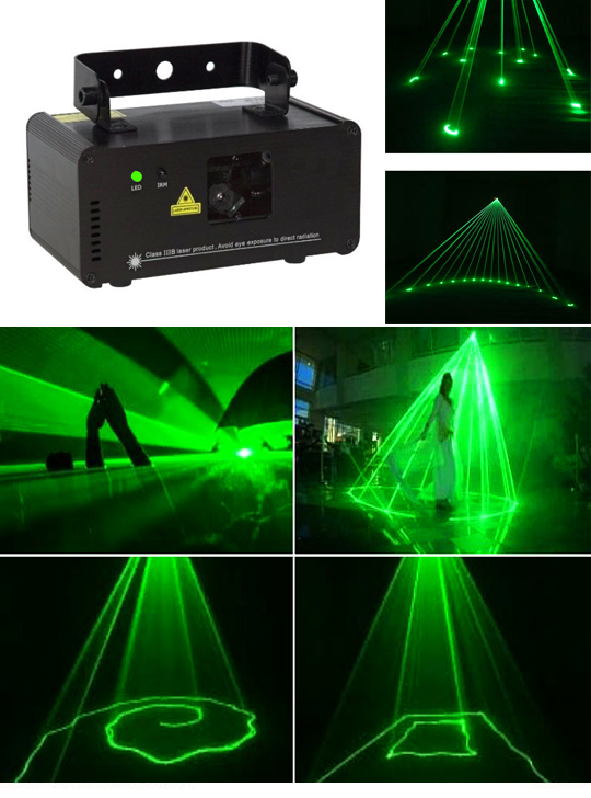 Зеленый лазер для выпускного