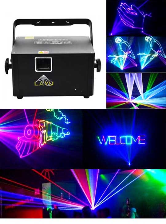 Лазерный проектор для рекламы Laser WORLD CLASS 3B RGB 1W