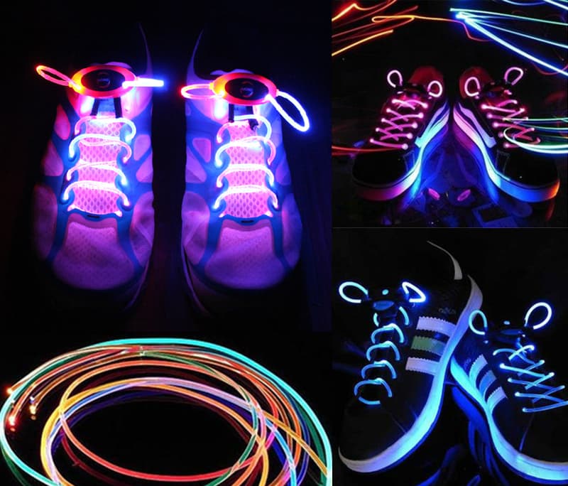 Светящиеся LED шнурки оптом