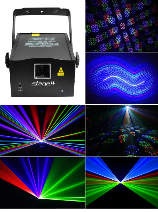 Лазерный проектор для шоу STAGE4 GRAPH SD 3DA 1500RGB