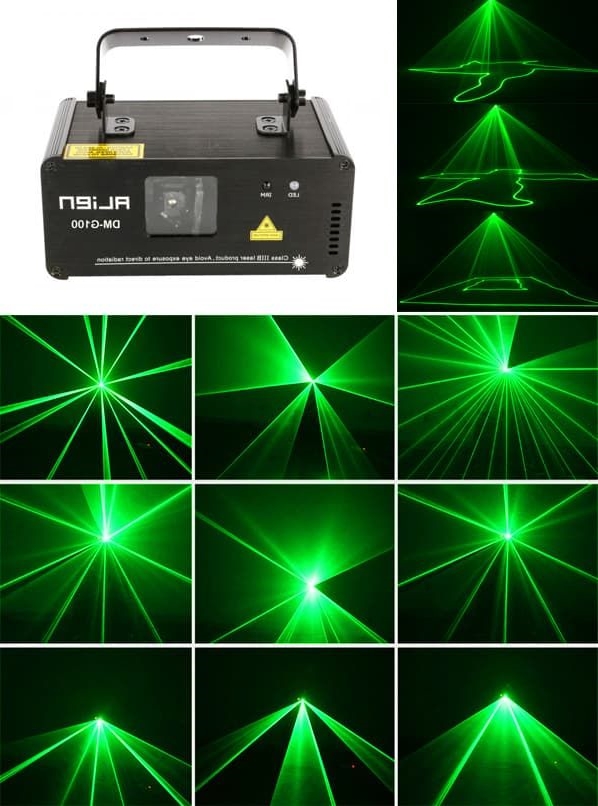 Лазерный проектор зеленый PRO GREEN 3D