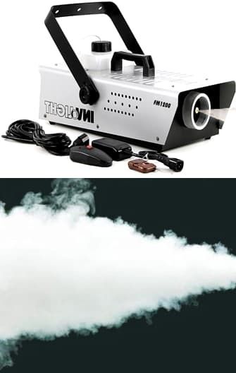 Дым машина 1200W (Генератор дыма) с бесплатной жидкостью для дыма